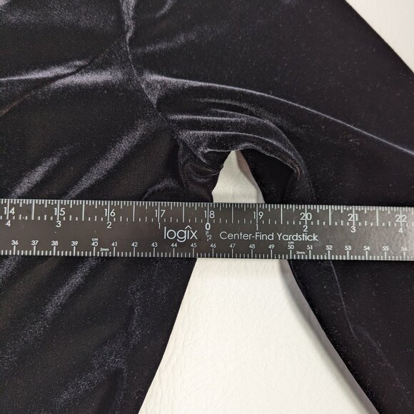 Vintage Niki Liva Black Velvet 90's Dress Sweetheart Neckline Size 4-6 Old Money - Picture 7 of 12